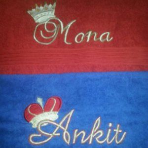 Personalized Bath Towels